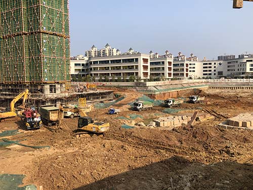 中國安能第二工程局湖畔學苑項目部“戰(zhàn)疫情，抓復工”