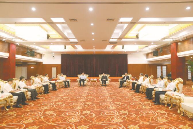 河南省委書記王國生、省長尹弘會(huì)見國家電網(wǎng)董事長、黨組書記毛偉明