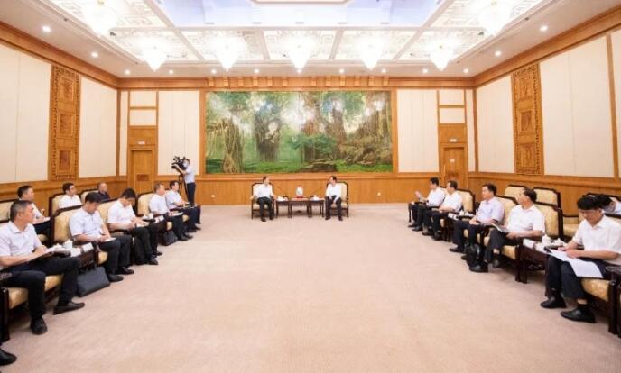 中核集團總經(jīng)理、黨組副書記顧軍與福建省委副書記、代省長王寧會談