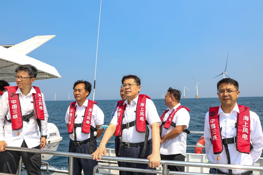 韓君赴廣東陽江、福建福州調(diào)研三峽集團(tuán)海上風(fēng)電項目