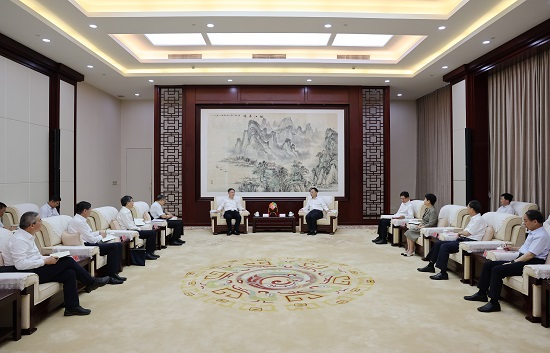 華能集團(tuán)黨組書記、董事長溫樞剛拜會廣西壯族自治區(qū)黨委書記劉寧、主席藍(lán)天立