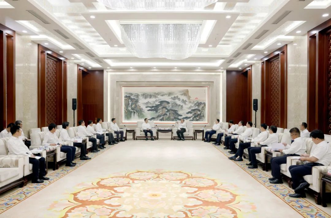 大唐集團(tuán)鄒磊、劉明勝拜會(huì)山東省委書記林武、省長周乃翔