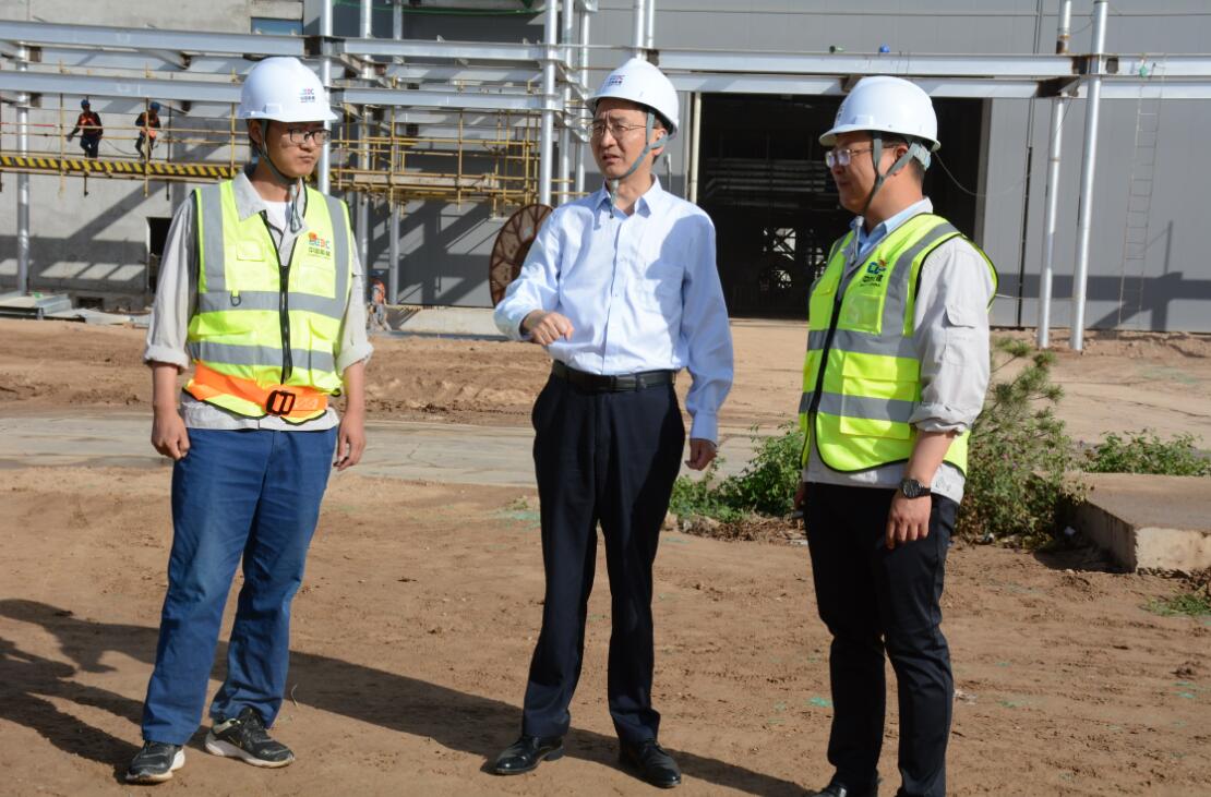 中國能建建筑集團黨委委員、副總經(jīng)理汪公河到正寧百萬項目調(diào)研指導(dǎo)