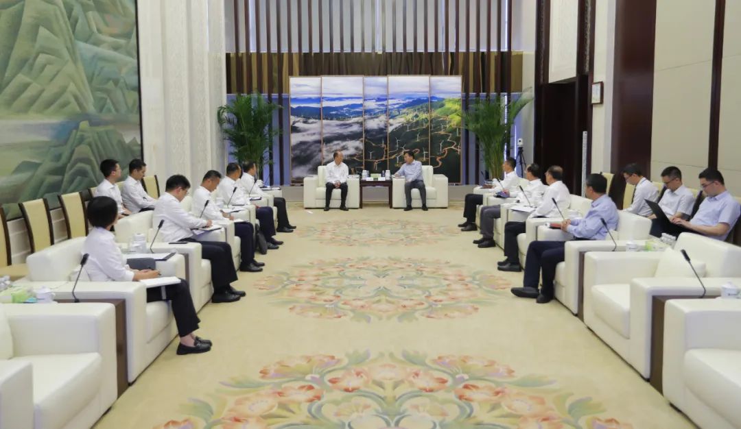 國家電投黨組書記、董事長劉明勝會見中國化學(xué)黨委書記、董事長莫鼎革