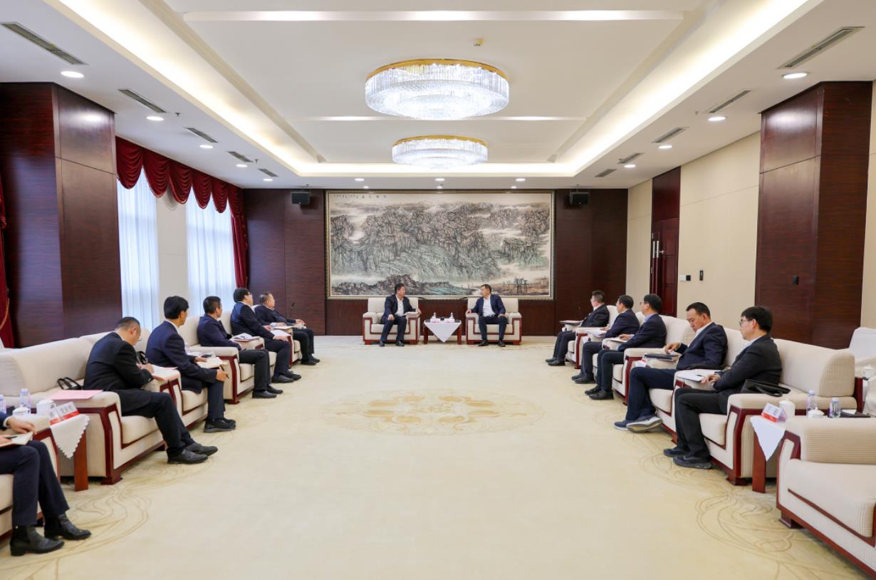 大唐甘肅公司黨委書記、董事長王建偉拜會(huì)國網(wǎng)甘肅省電力公司董事長、黨委書記林一凡