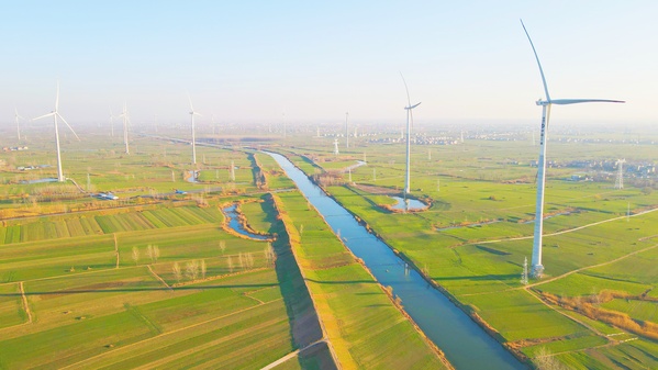 安徽臨泉15萬千瓦風電項目全容量并網發(fā)電