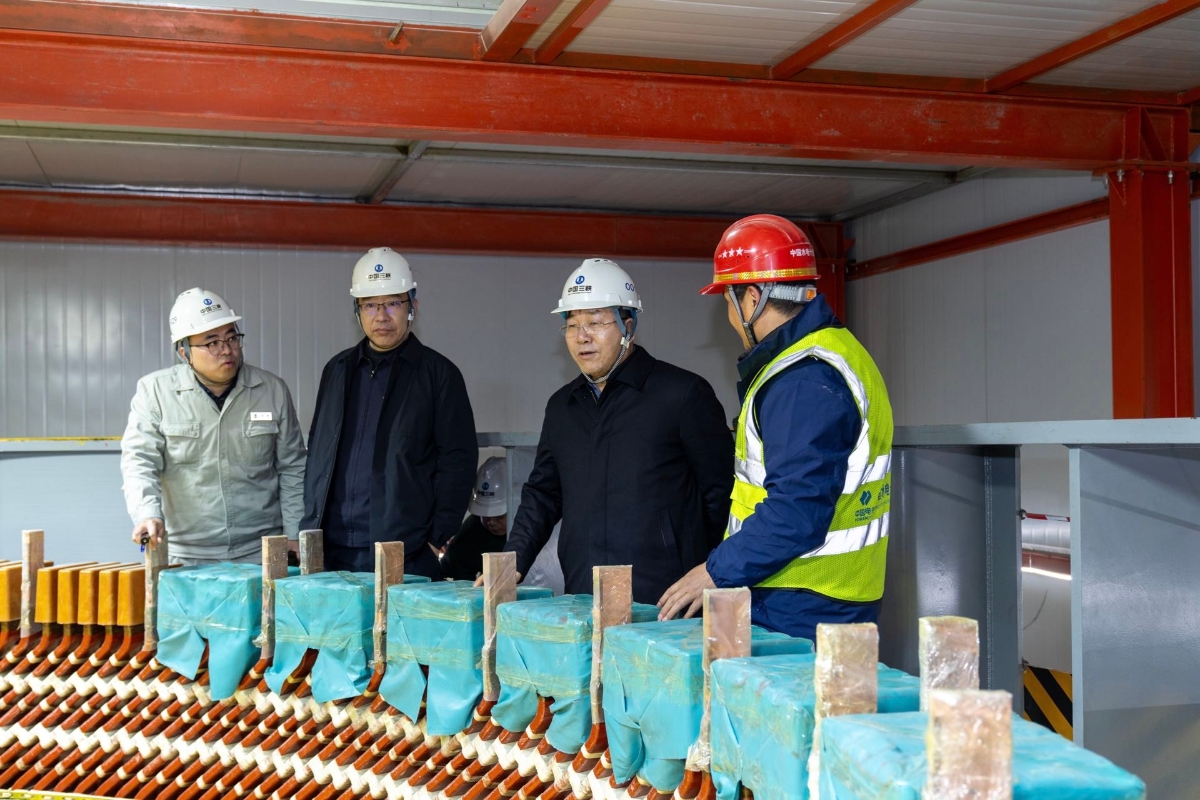 三峽集團總經(jīng)理李富民調(diào)研浙江天臺抽水蓄能電